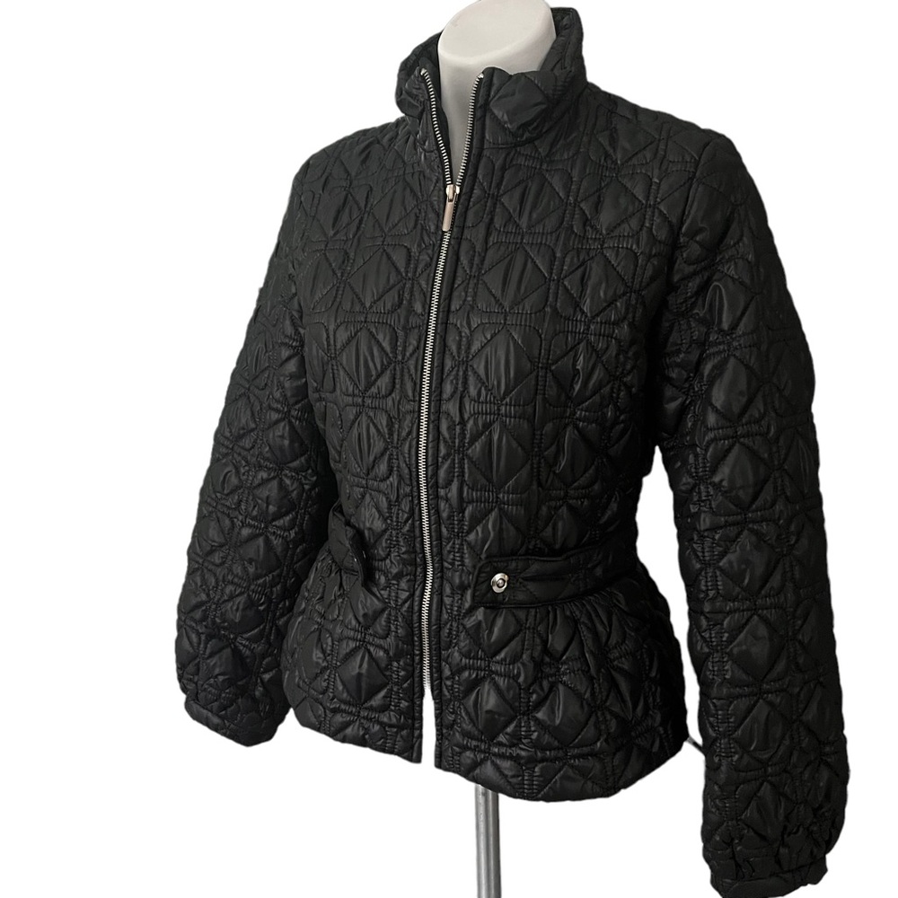 Nine West Fitted Quilted Jacket, Black - Picture 5 of 12